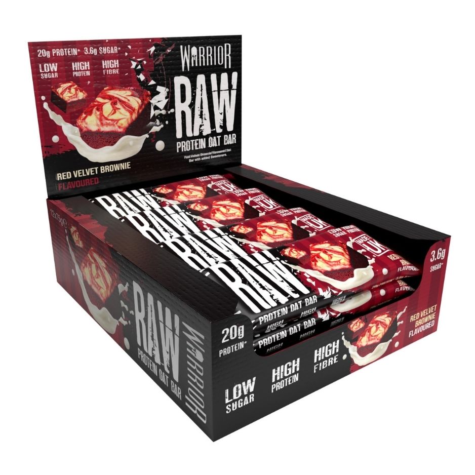 Warrior RAW Protein Oat Bars - 12 x 75g Box (Clearance)