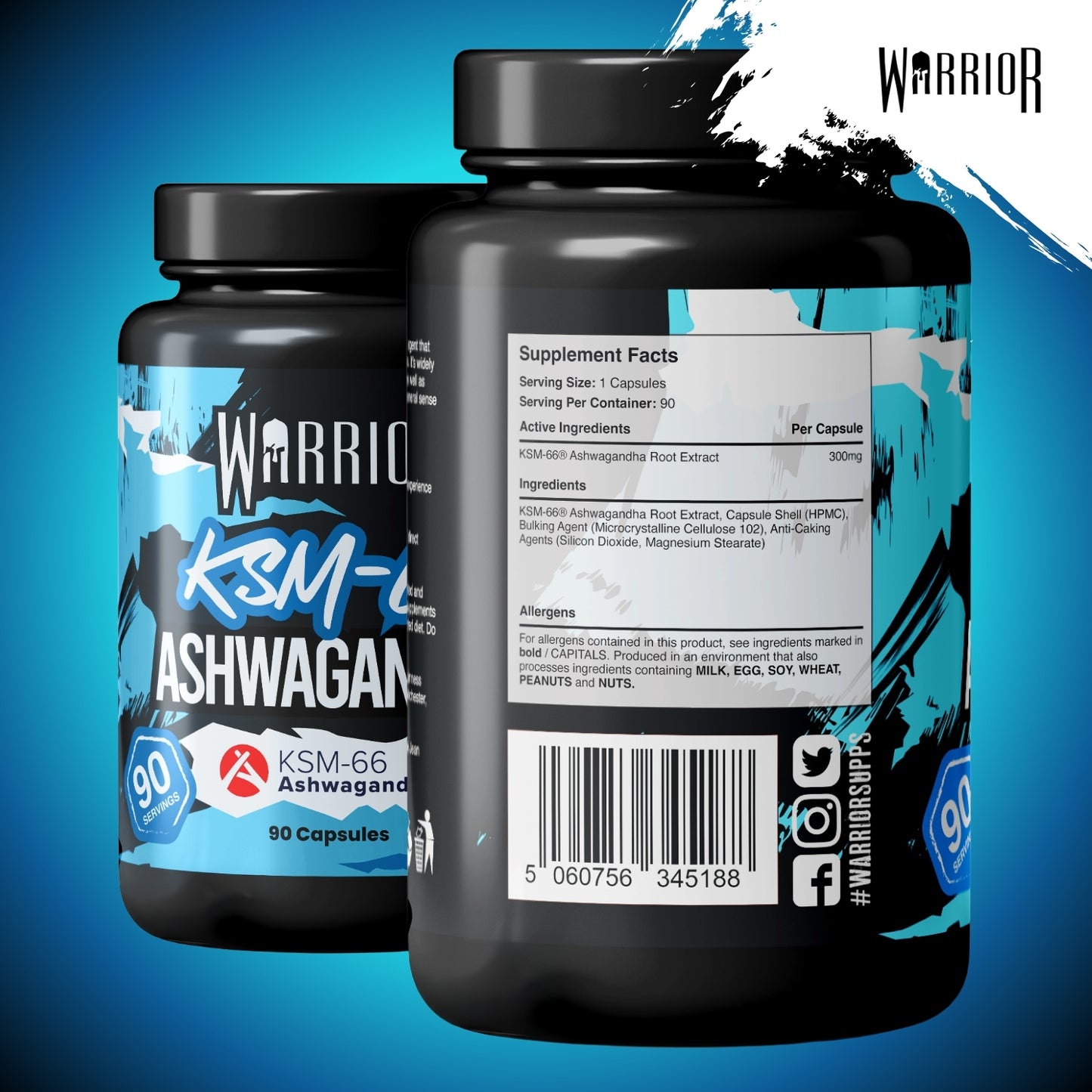 Warrior Ashwagandha - 90 Capsules