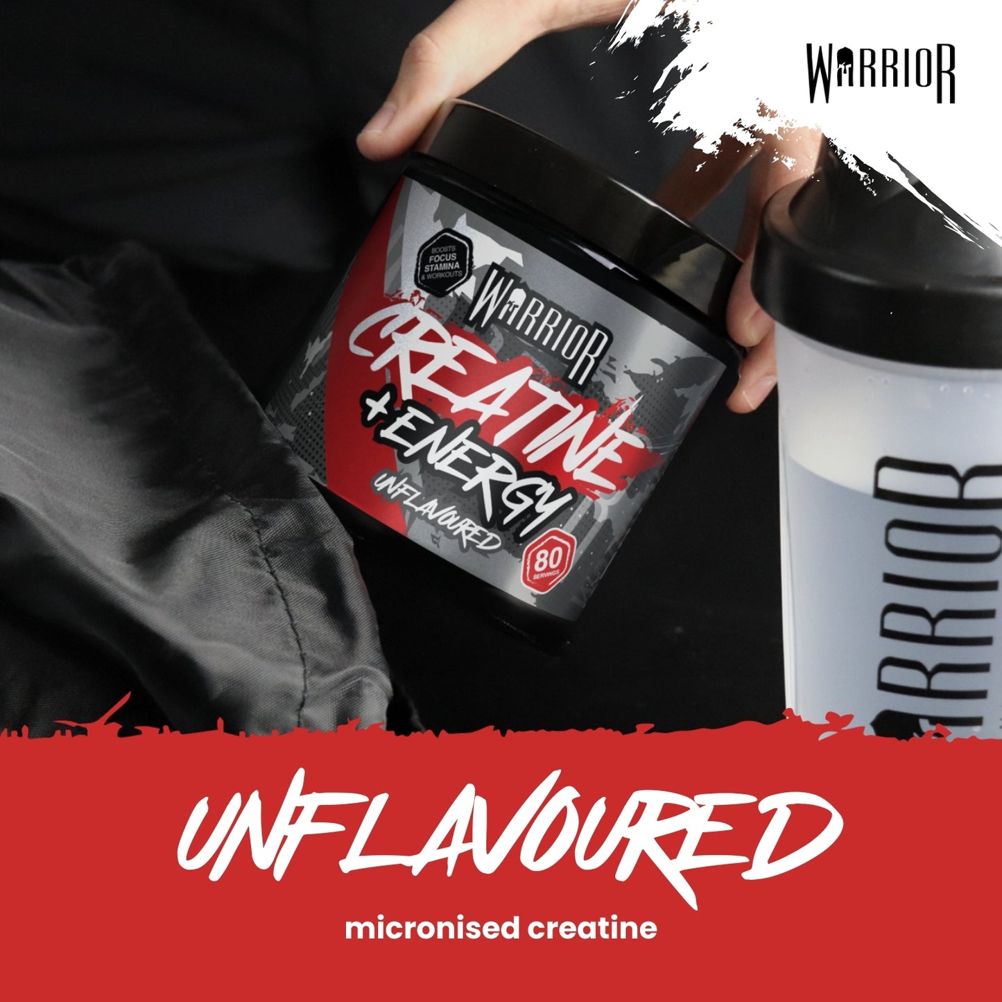 Warrior Creatine Plus Energy - 80 Servings