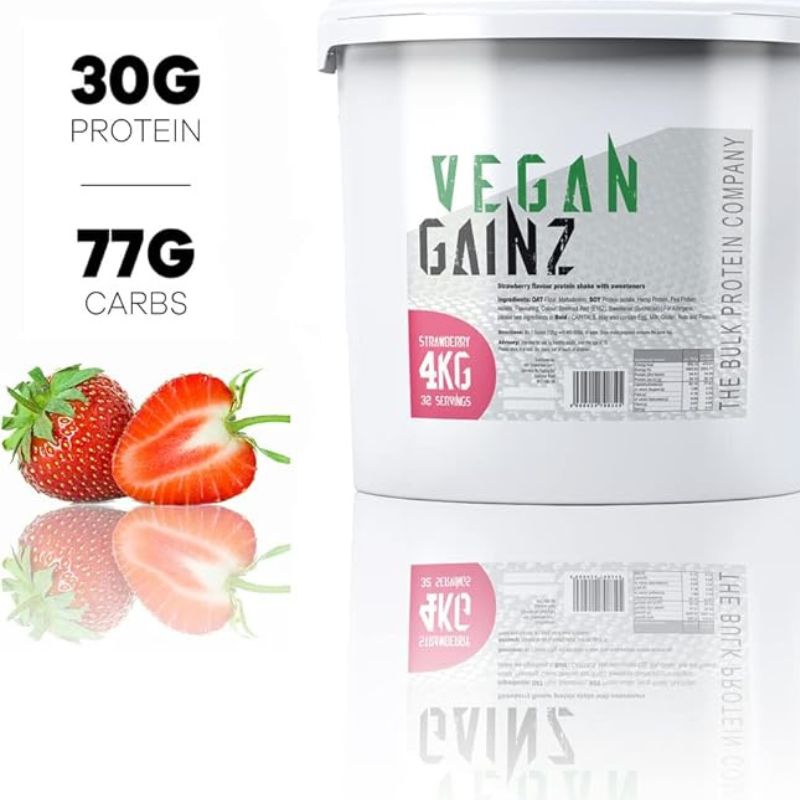 The Bulk Protein Company Vegan Gainz Protein Powder Mass Gainer