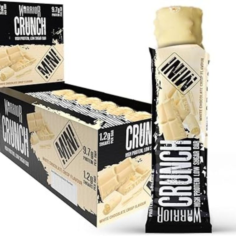 Warrior CRUNCH Mini Protein Bars 24 x 32g Bars - Salted Caramel