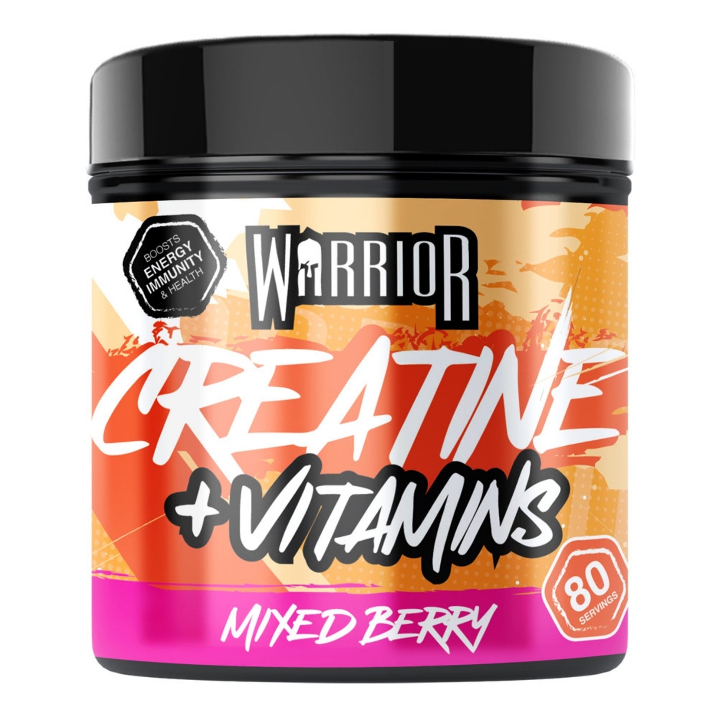 Warrior Creatine Plus Vitamins Unflavoured - 80 Servings