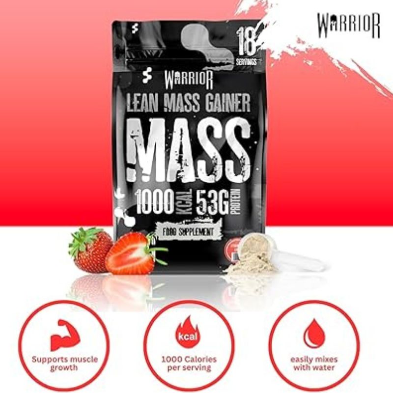 Warrior Mass Lean Mass Gainer - 5kg  (BBE April 2025)