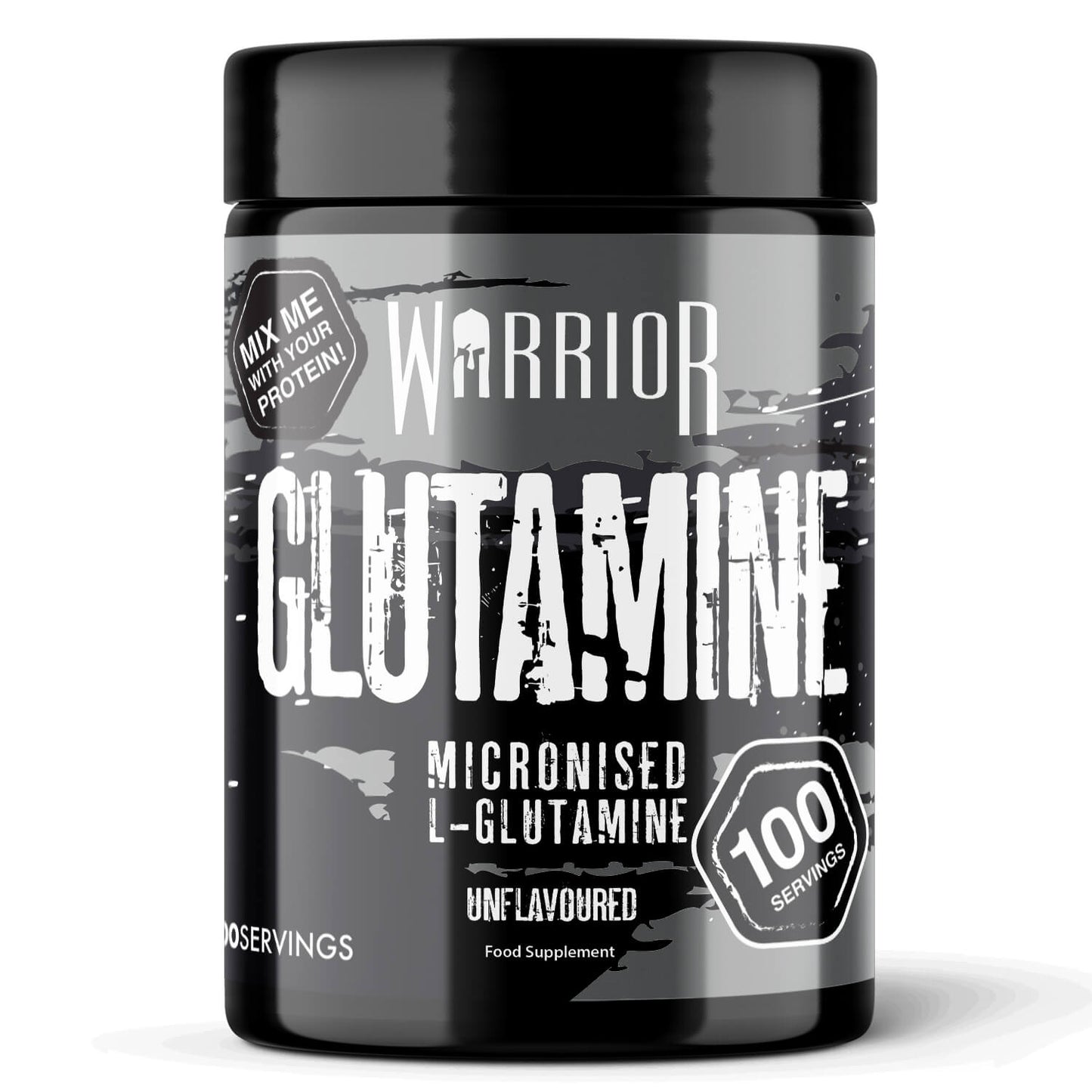 Warrior Glutamine Powder - 500g Tubs (100 Servings)