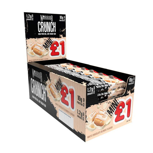 Warrior Crunch Mini Protein Bars - Low Sugar, Low Carb, Low Calorie - (Clearance)