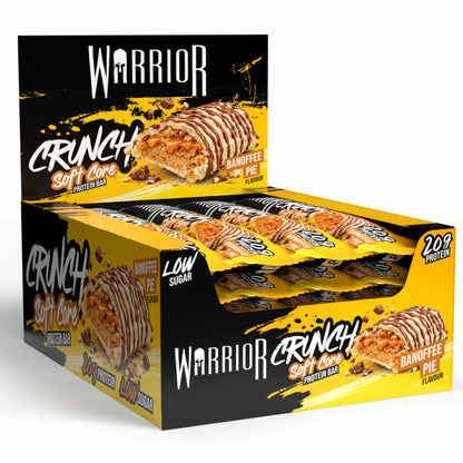 Warrior CRUNCH Protein Bars - 12 x 64g Box