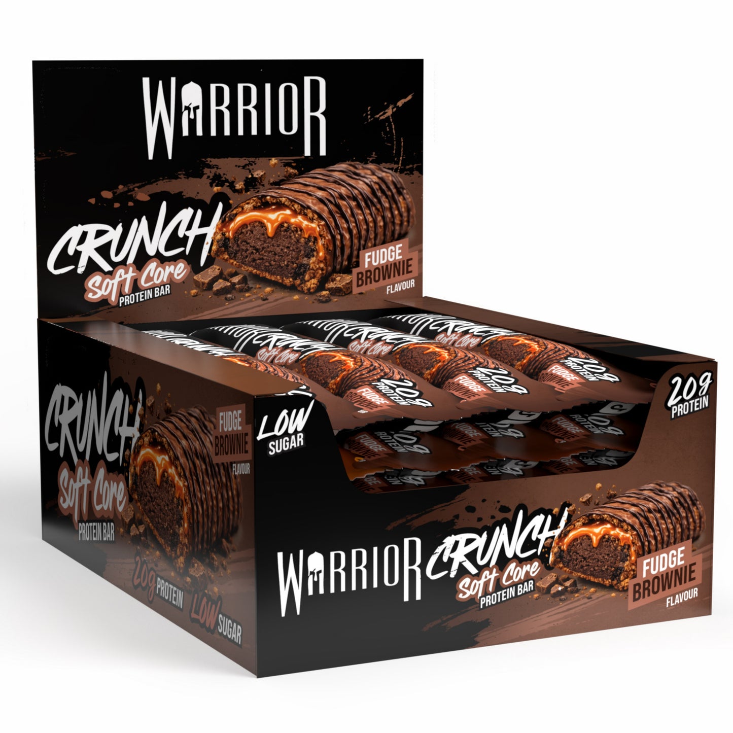 Warrior CRUNCH Protein Bars - 12 x 64g Box