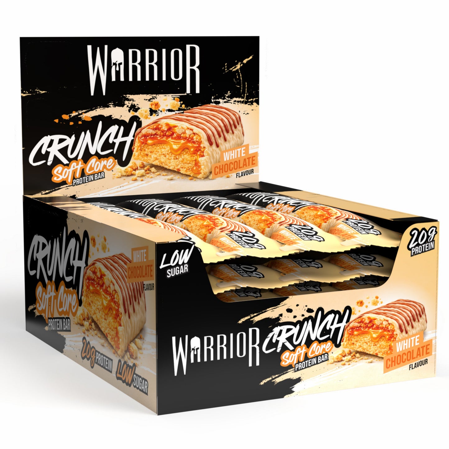 Warrior CRUNCH Protein Bars - 12 x 64g Box