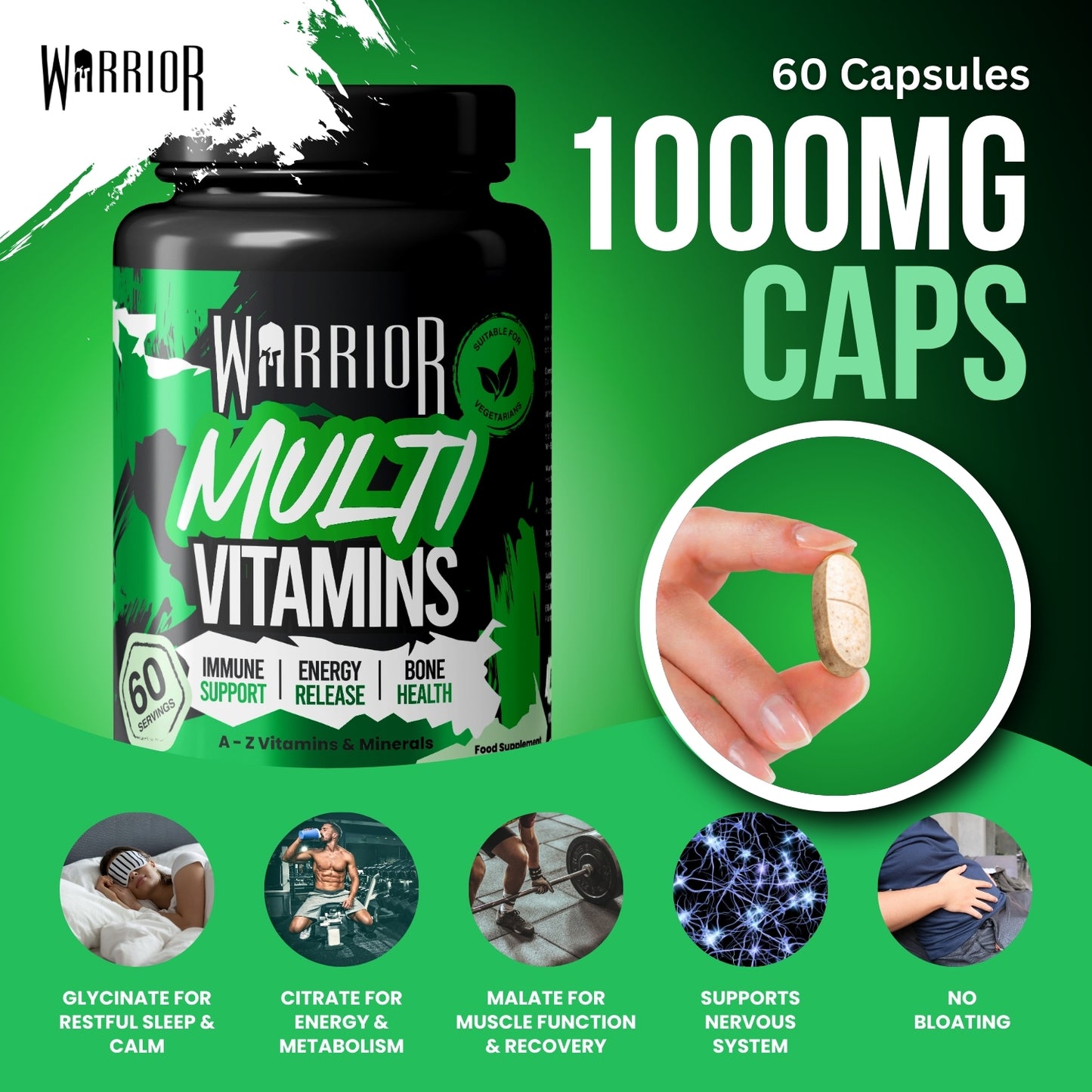 Warrior Multi Vitamin - 60 Tabs