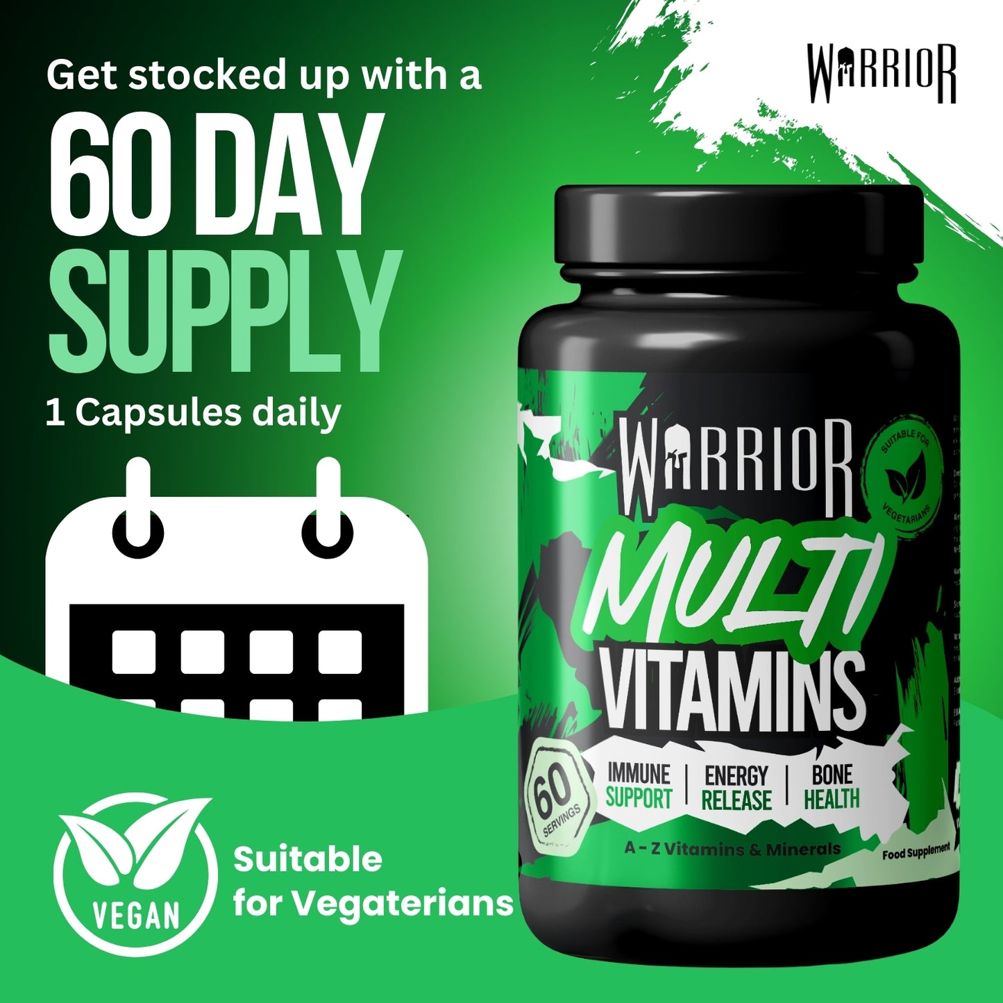 Warrior Multi Vitamin - 60 Tabs