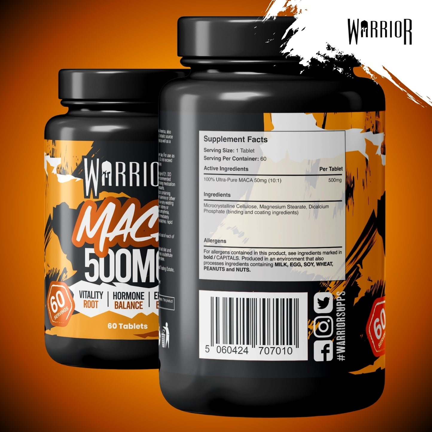 Warrior MACA - 60 Tabs