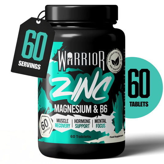 Warrior Zinc Magnesium and B6 - 60 Tabs