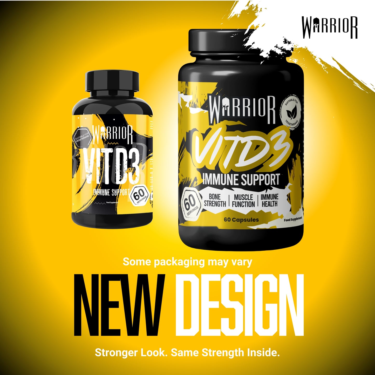 Warrior Vitamin D3 - 60 Tabs