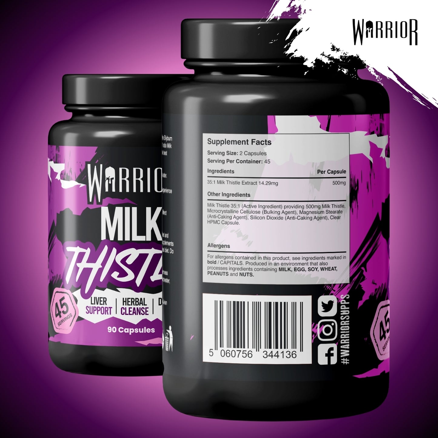 Warrior Milk Thistle - 90 caps