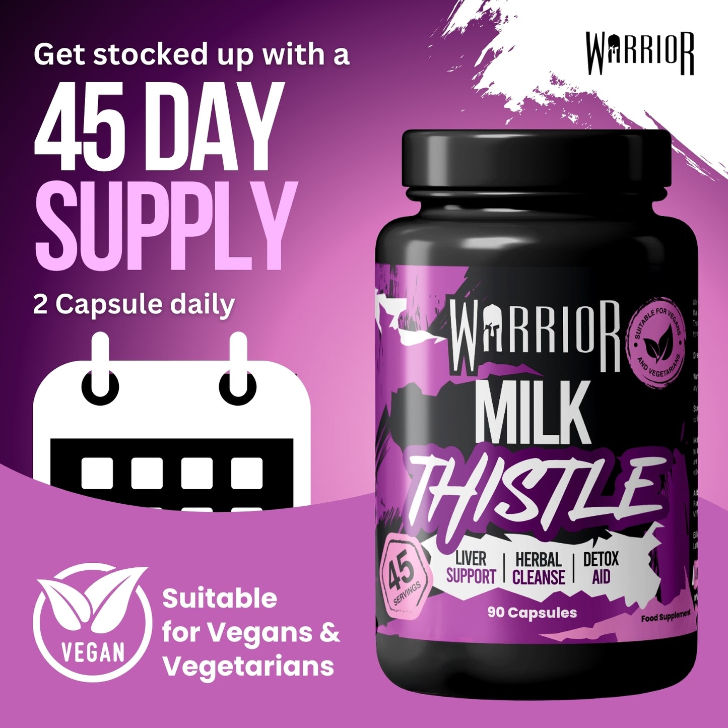 Warrior Milk Thistle - 90 caps