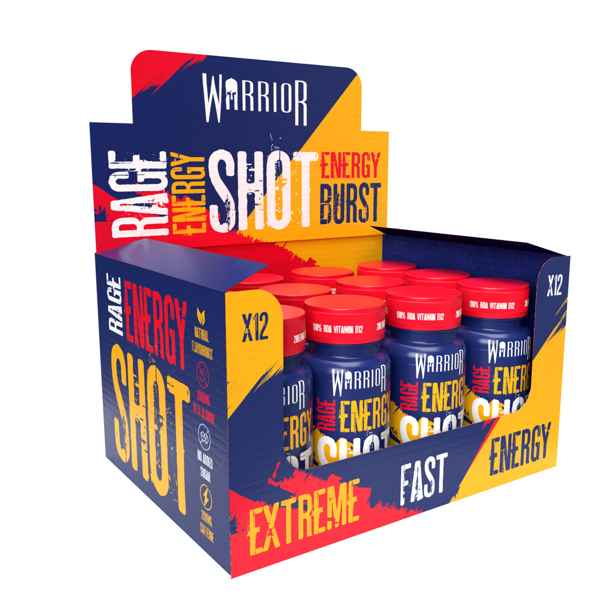Rage Pre Workout Energy Shot BBE Product