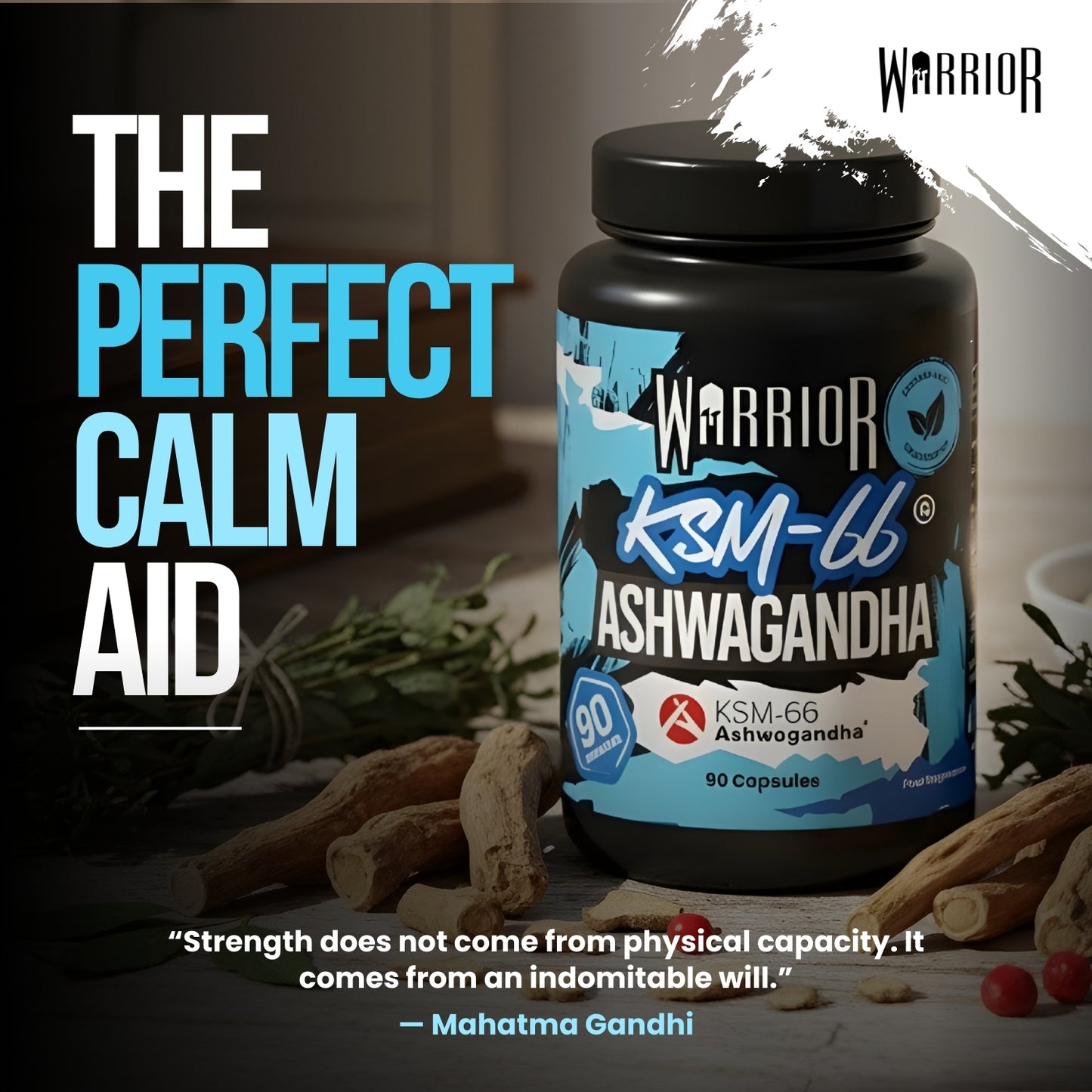 Warrior Ashwagandha - 90 Capsules