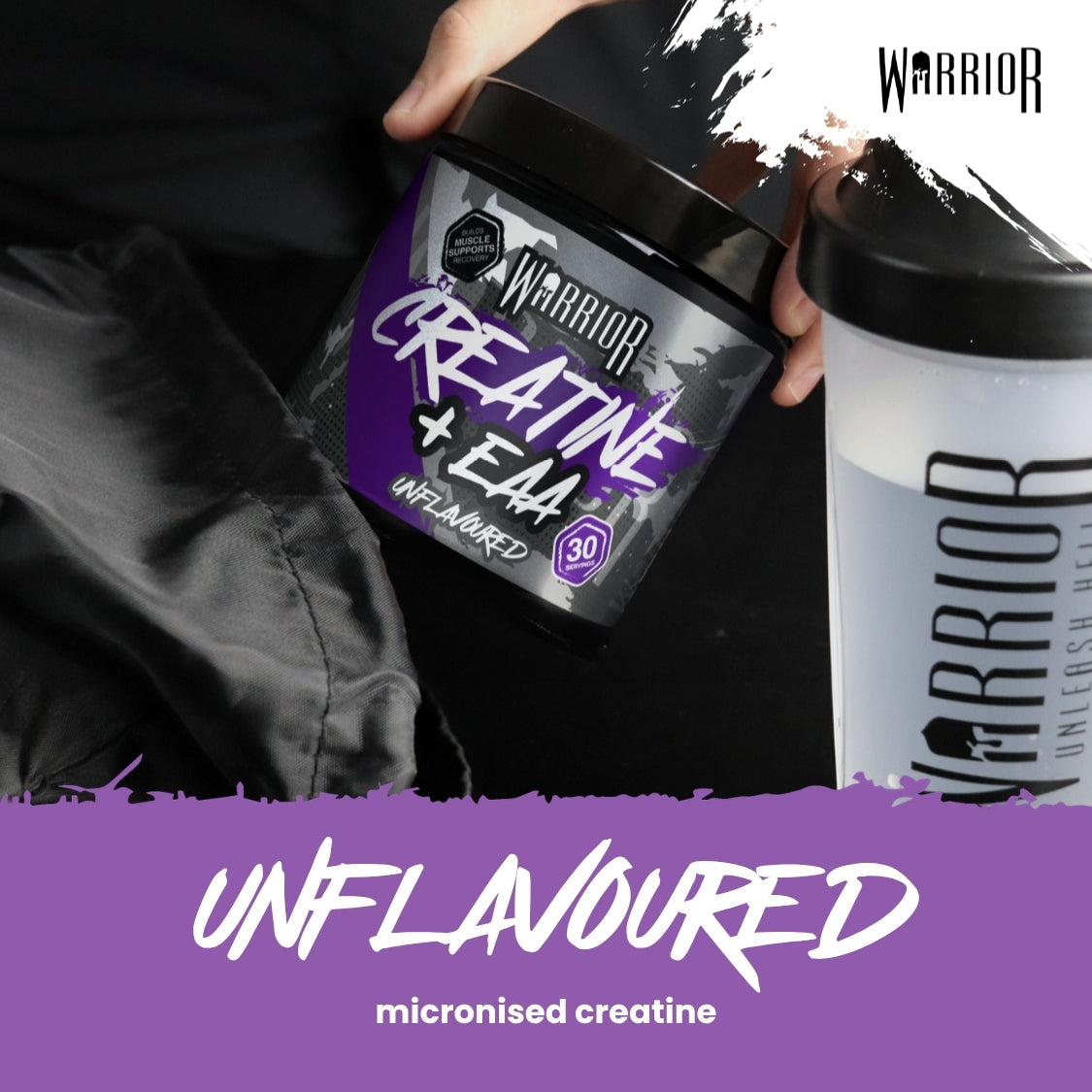 Warrior Creatine Plus EAA Unflavoured - 30 Servings