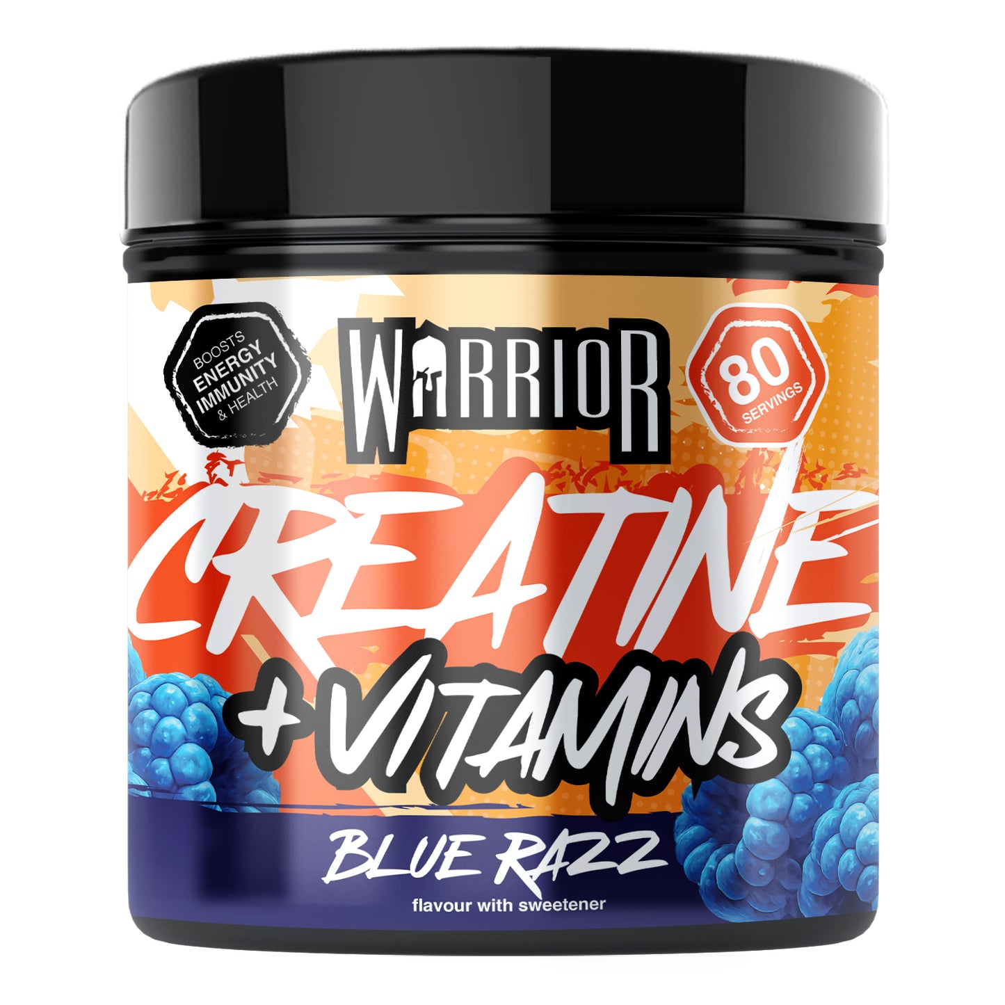 Warrior Creatine Plus Vitamins Unflavoured - 80 Servings