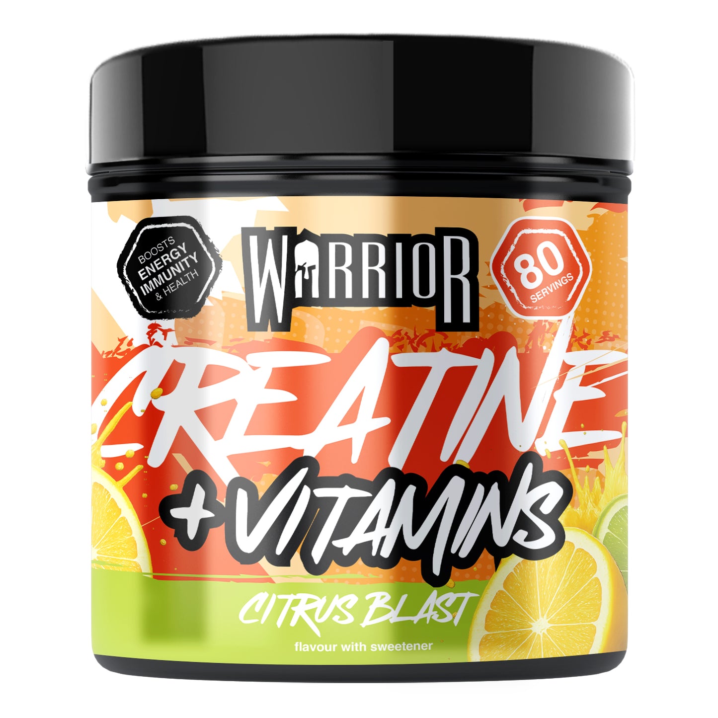 Warrior Creatine Plus Vitamins Unflavoured - 80 Servings