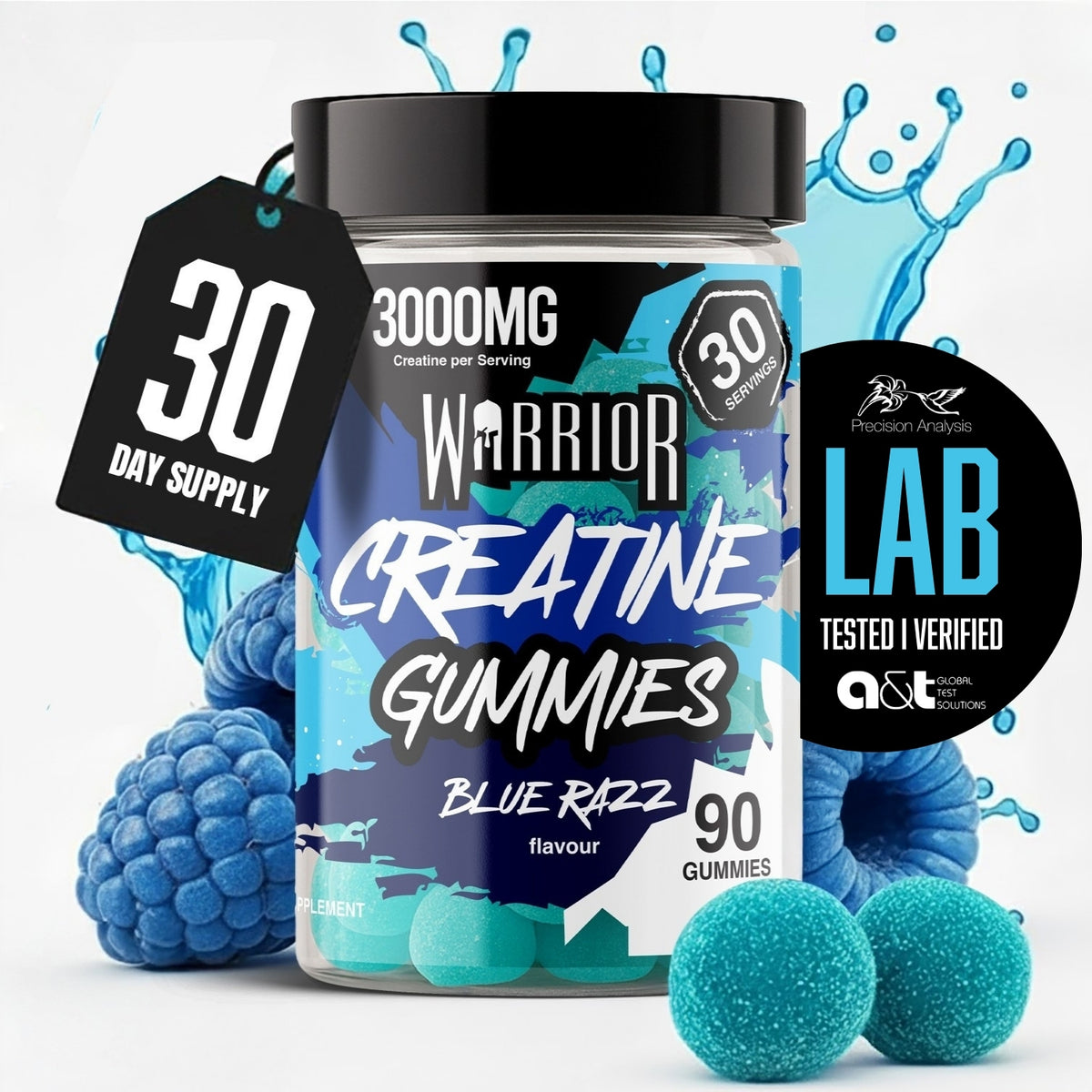Warrior Creatine Monohydrate Gummies 90 Gummies