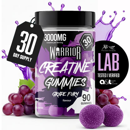 Warrior Creatine Monohydrate Gummies | 90 Gummies | 300mg