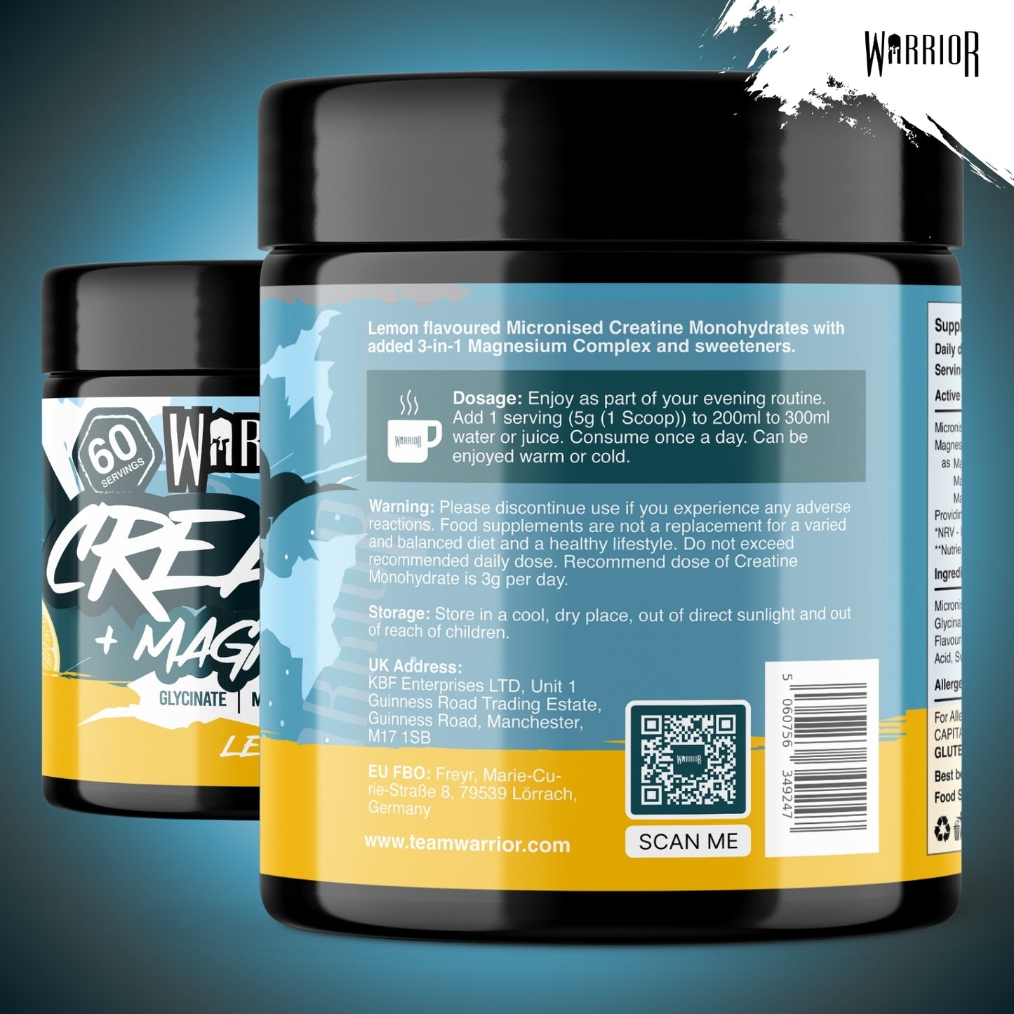 Warrior Creatine plus 3in1 Magnesium