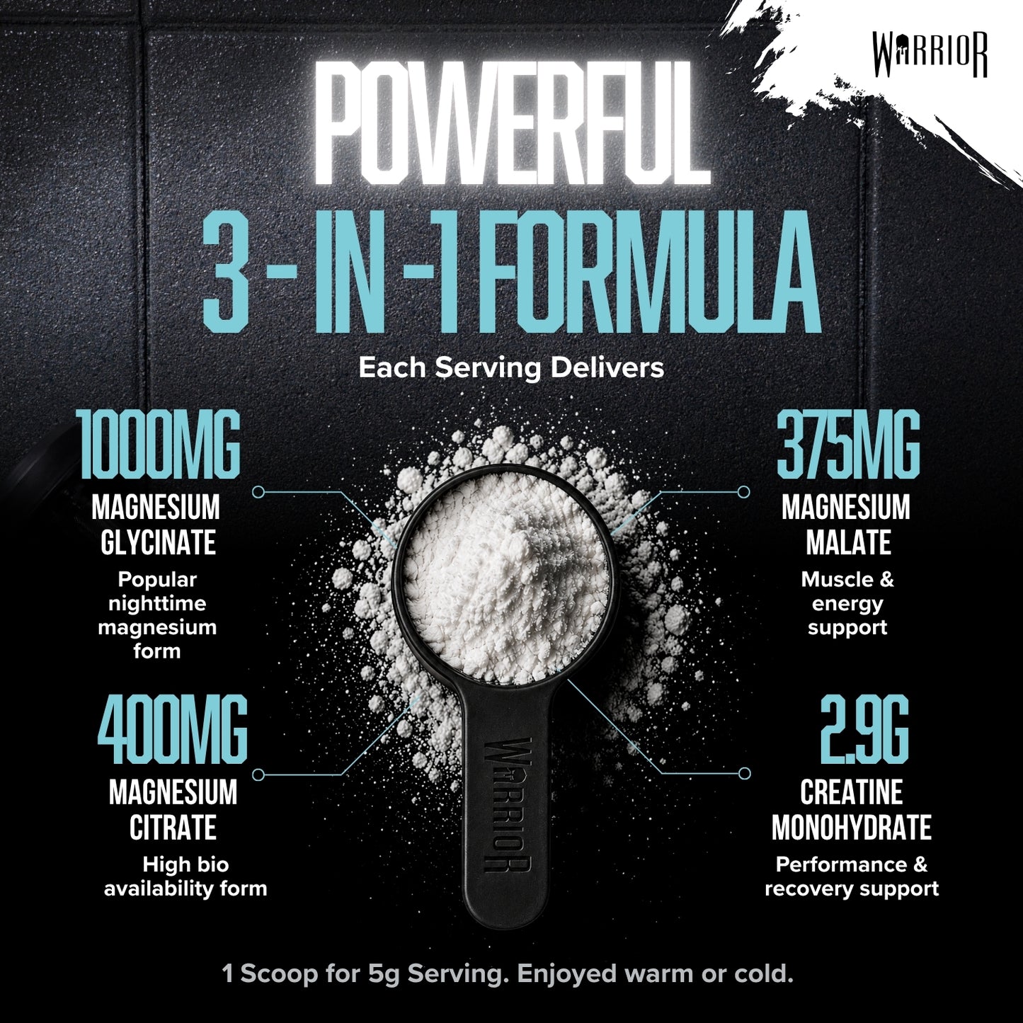 Warrior Creatine plus 3in1 Magnesium