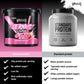 A promotional comparison graphic for Warrior protein powder showing two tubs side by side: a black tub of Serious Protein in Strawberry Milkshake flavor on the left, and a silver/gray tub of Standard Protein whey protein powder on the right. Below the products are feature callouts comparing protein per serving, added sugar, fat, taste, and general protein quality.