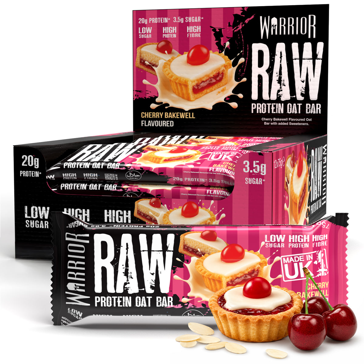 RAW Protein Oat Bars 12 x Box