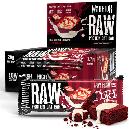 Warrior RAW Protein Oat Bars - 12 x 75g Box (Clearance)
