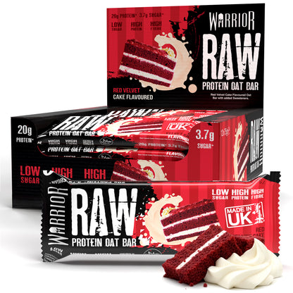 Warrior RAW Protein Oat Bars - 12 x 75g Box