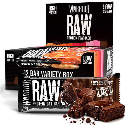 Warrior RAW Protein Oat Bars - 12 x 75g Box
