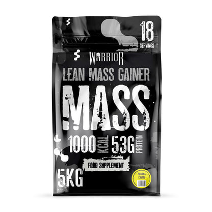 Warrior Mass Lean Mass Gainer - 5kg Banana