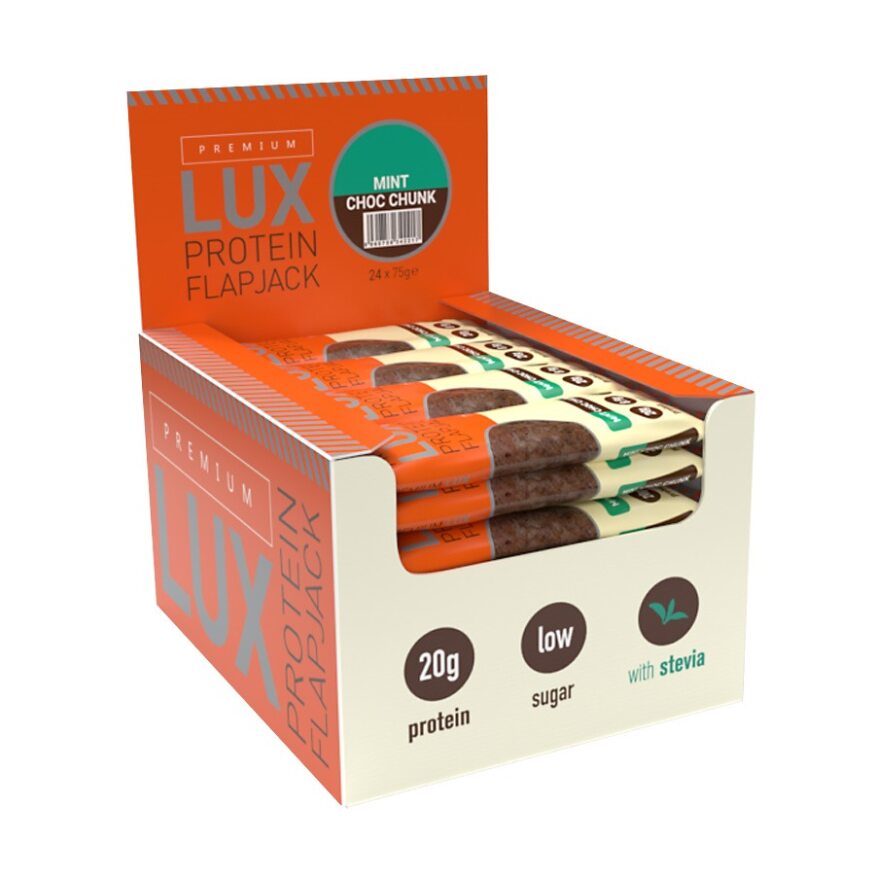 Premium LUX Protein Flapjacks - 24 Bars 2/code