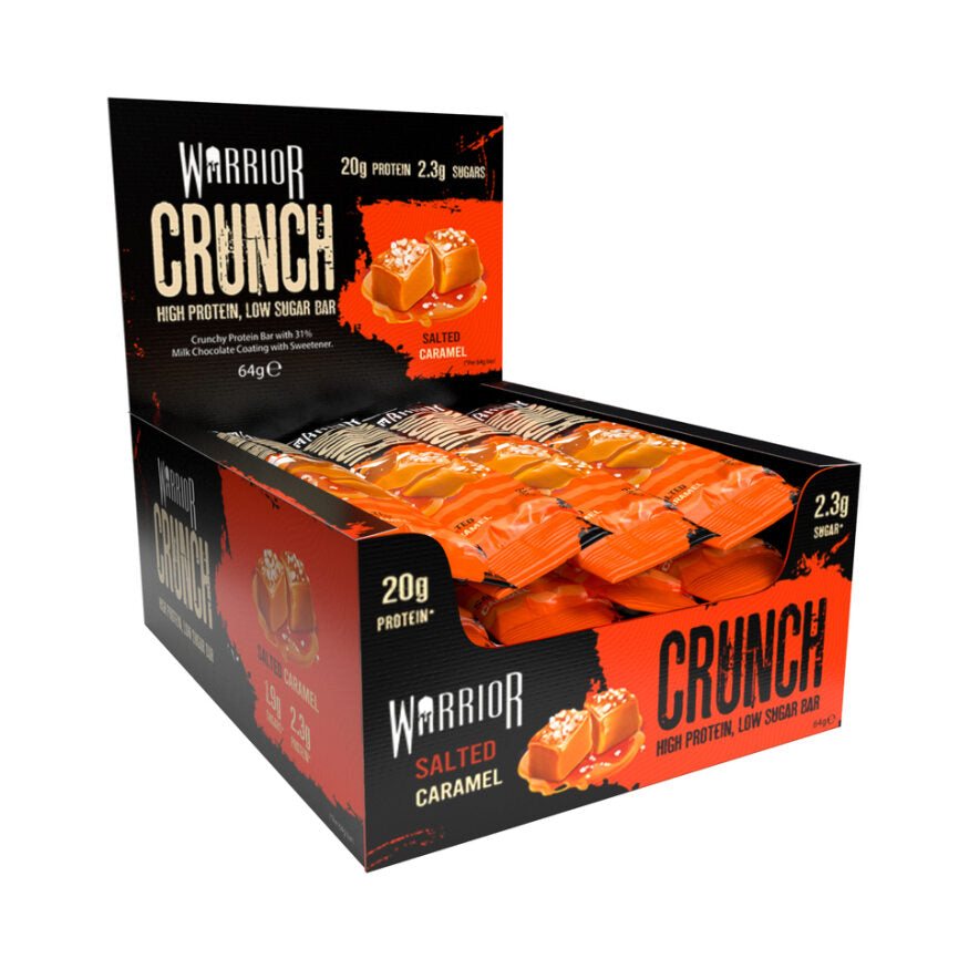 Warrior CRUNCH - Salted Caramel 12 Bars